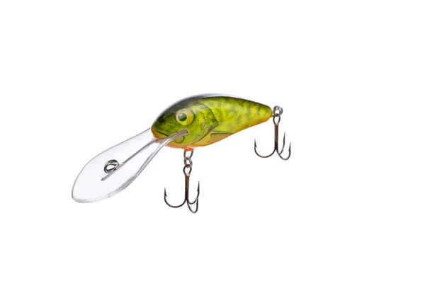 Lure for fishing predator with triple hooks — Stock Photo, Image