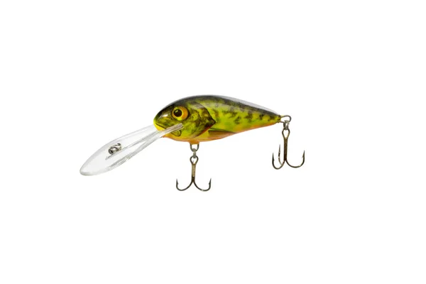 Many feeders for fishing on a white background — Stock Photo, Image