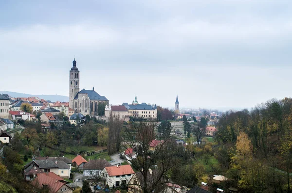 Vista Catedral Santiago Casco Antiguo Kutna Hora Bohemia República Checa —  Fotos de Stock