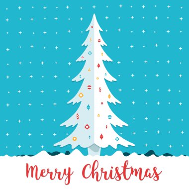 Noel ağacı kartı