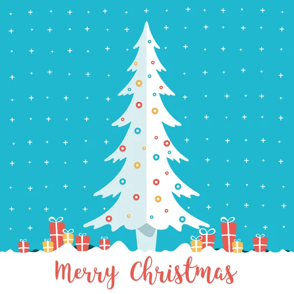 Noel ağacı ve mevcut kutuları.