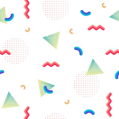 Trendy Neo Memphis arka plan.