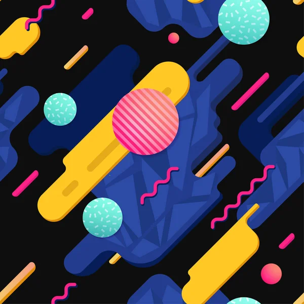 renkli geometrik şekiller.