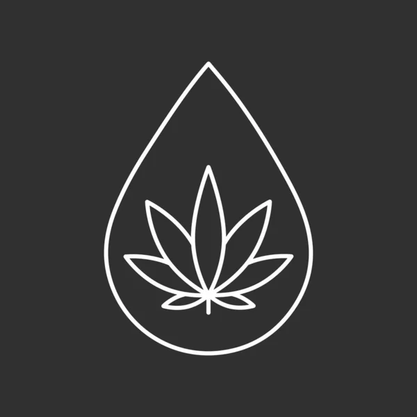 Cannabis oil icon. — Stock Vector