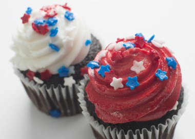 Amerika çikolata cupcakes 