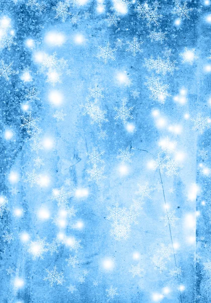 Christmas background with snowflakes. — Stock Photo, Image