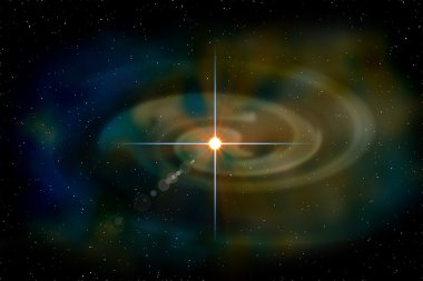 Gece uzaydan gezegenin