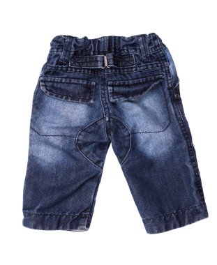 Çocuk kot pantolon izole 