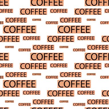 kahve kelimeleri sorunsuz arka plan