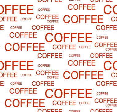 kahve kelimeleri sorunsuz arka plan