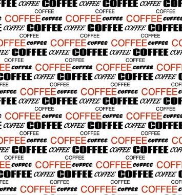kahve kelimeleri sorunsuz arka plan