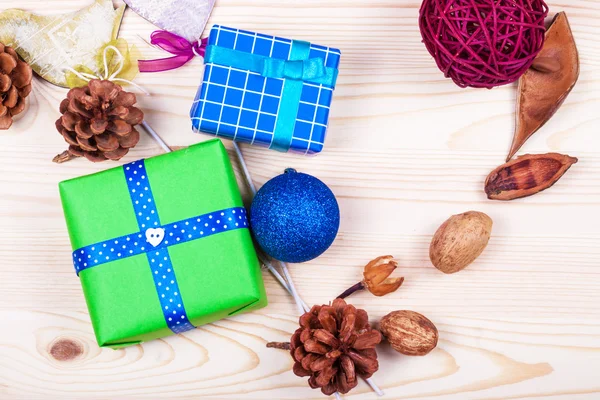 Caja de regalos de Navidad — Foto de Stock