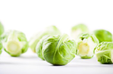 Taze olgun Brüksel lahanası