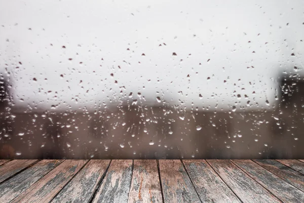 Drops on the window. — Stock Photo, Image