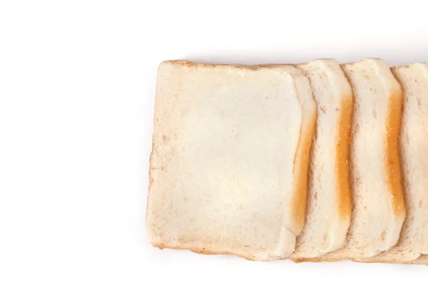 Scheiben Brot Quadrat — Stockfoto
