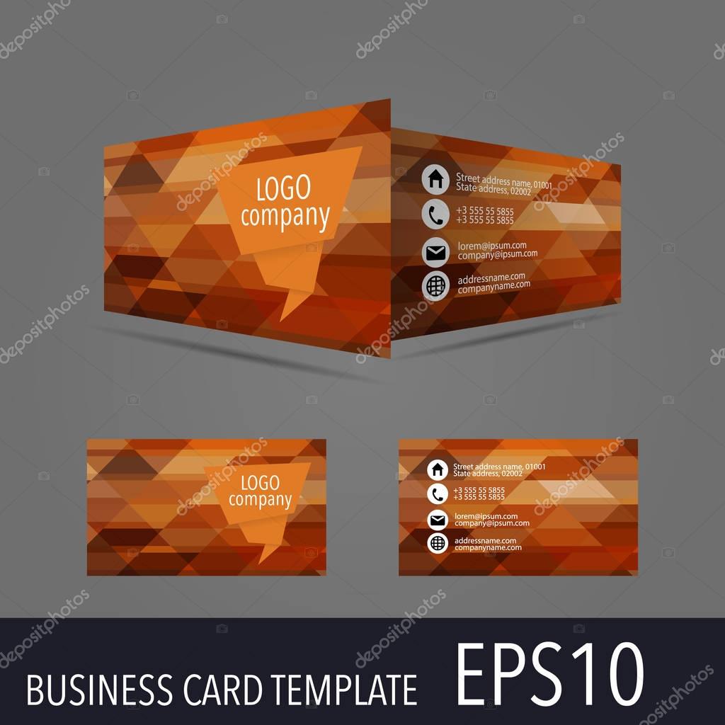vector business card template stock vector arybickii 129175112