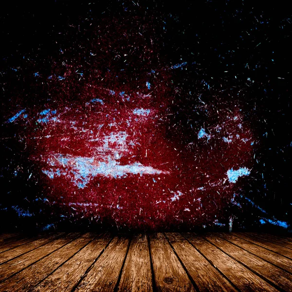 ahşap zemin ile boş oda. 