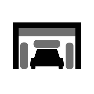 Vektör logo Oto yıkama istasyonu 
