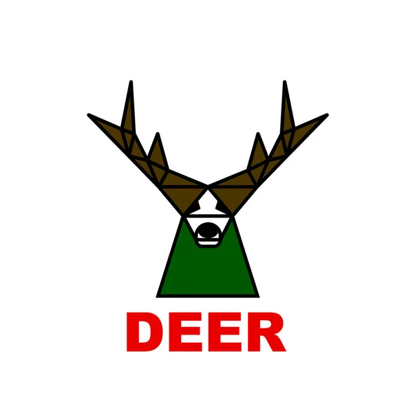 Logo vectoriel cerf — Image vectorielle