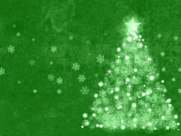 Fundo de Natal com árvore mágica — Fotografia de Stock