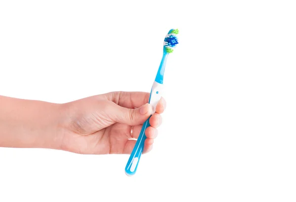 New tooth brush isolated on white background — Stock Photo, Image