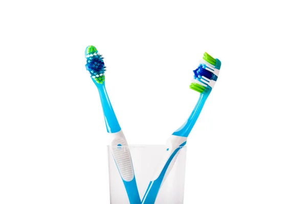 New tooth brush isolated on white background — Stock Photo, Image