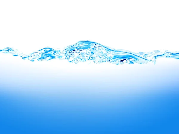 Modrá voda zblízka — Stock fotografie