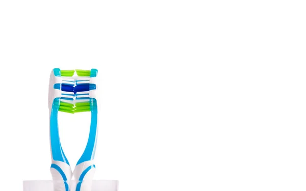 New tooth brush isolated on white background. — Stock Photo, Image