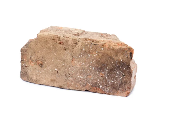 Old brick isolated — Stock Photo, Image