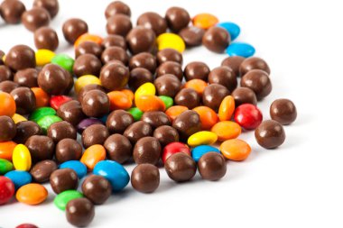 Çok renkli şeker yakın çekim