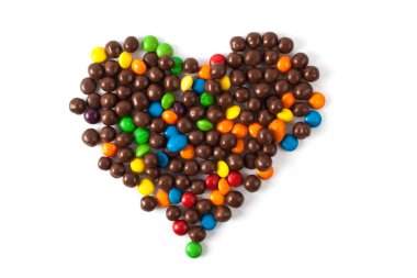 Çok renkli şeker yakın çekim