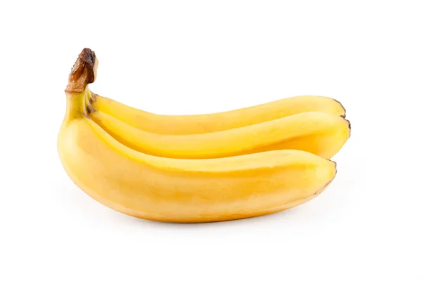 Ripe fresh banana on white — Stock Photo, Image