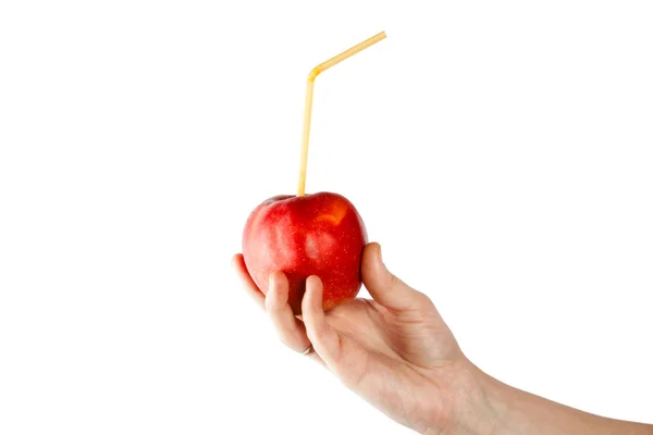Reifer frischer Apfel aus nächster Nähe — Stockfoto
