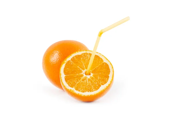Naranja fresca madura de cerca —  Fotos de Stock