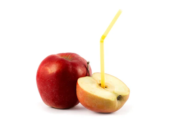 Спелые свежие яблоки — стоковое фото
