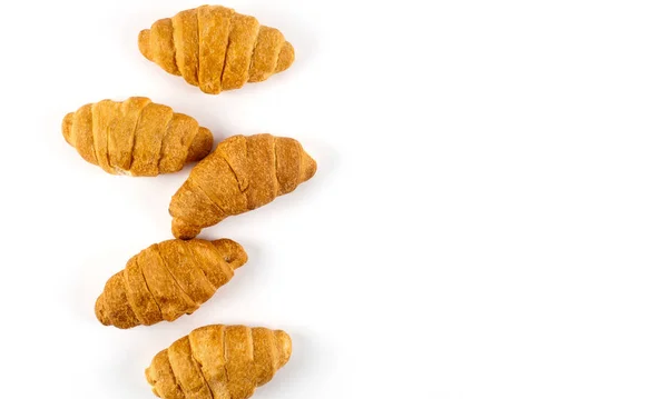 Čerstvý croissant zblízka — Stock fotografie