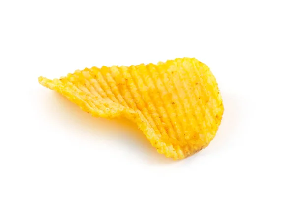 Smažené bramborové chipsy vlnité — Stock fotografie