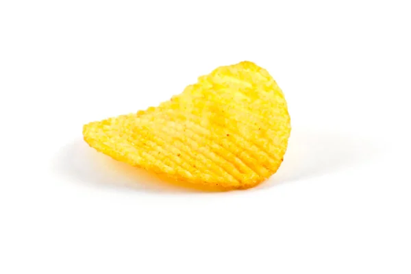 Smažené bramborové chipsy vlnité — Stock fotografie