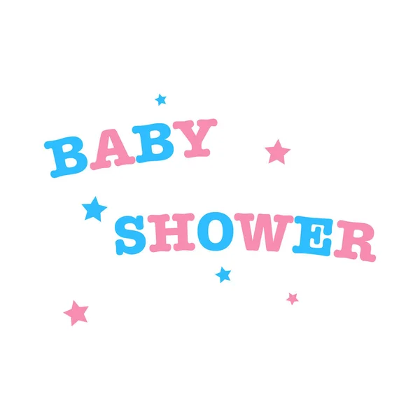Decoración vectorial para ducha de bebé . — Archivo Imágenes Vectoriales