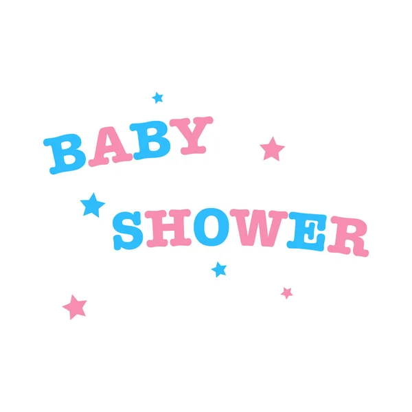 Vektor-Dekoration für Babydusche. — Stockvektor