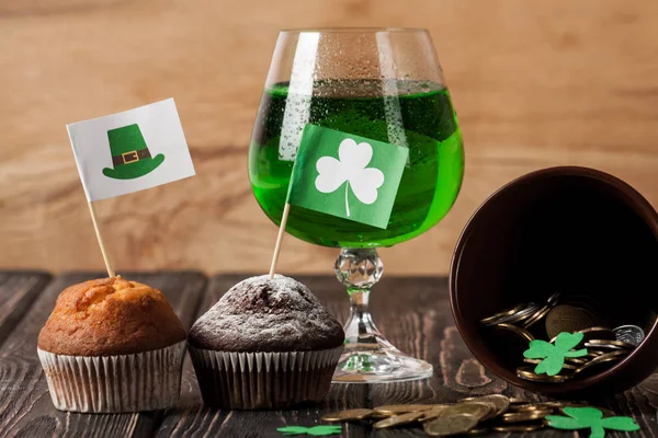 Feliz día de San Patricio bebida verde —  Fotos de Stock