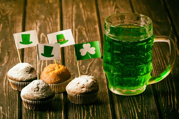 Feliz día de San Patricio bebida verde —  Fotos de Stock