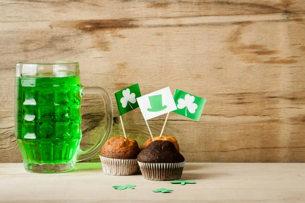 Feliz día de San Patricio bebida verde — Foto de Stock