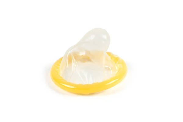 Condom isolated on white background — Stock Photo, Image