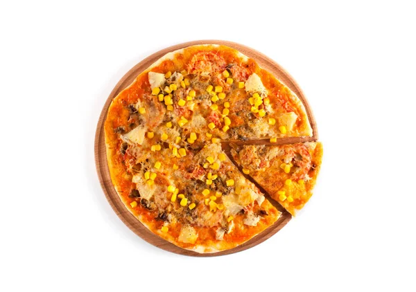 Pizza fresca con formaggio — Foto Stock