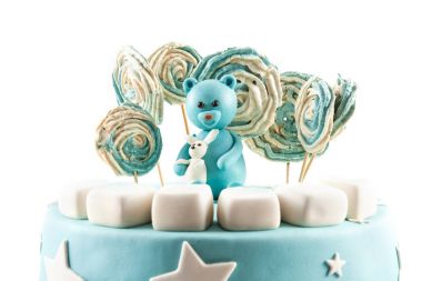 bir çocuk için doğum günü pastası mastik 