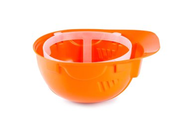 Oyuncak turuncu yapı kask