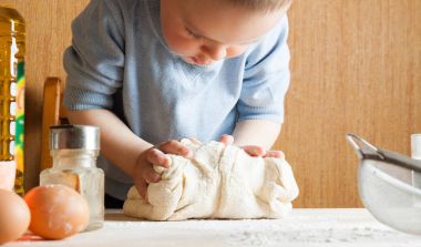 Hamur çocuk mutfak kneads