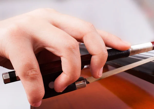 Man spelen op cello — Stockfoto