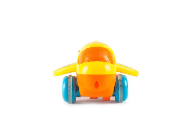Aeronaves de brinquedo amarelo — Fotografia de Stock